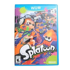 Splatoon Nintendo Wii U Video Game WUP P AGME USZ 2015 Action Shooter Inkling